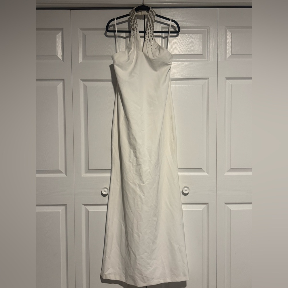 Sachin + Babi Elegant Dazzling White Gown